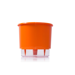 Vaso Autoirrigável Laranja – 12cm X 11cm – Nº 02