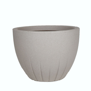 Vaso Bojudo Frisado Calcário – 51cm X 36cm – Nº 02 - Vogue