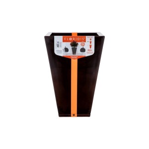 Vaso Zurique Marmorato Marrom - 32cm X 55cm -  Floridis